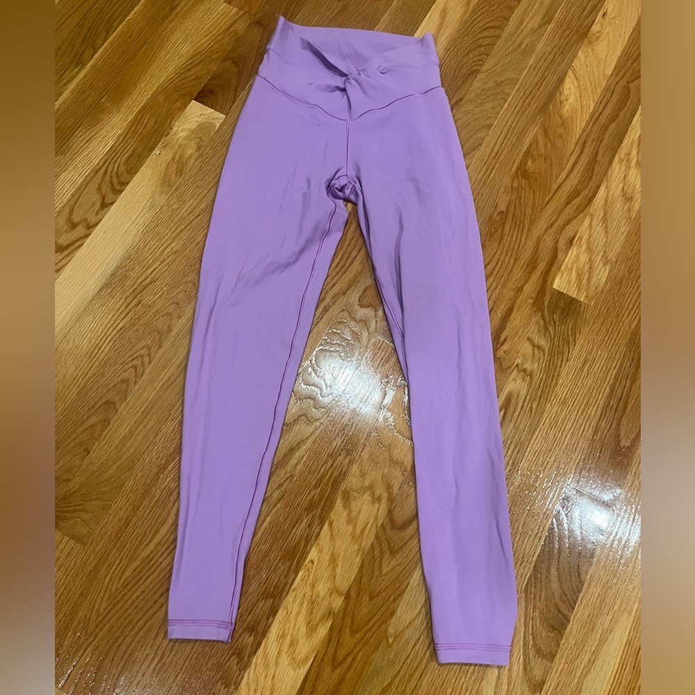 purple aerie leggings